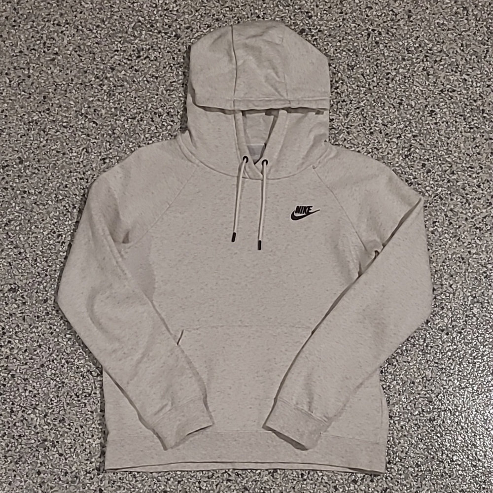 Nike White Hooded Sweatshirt Size Small